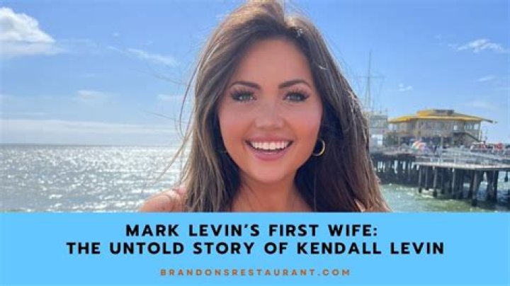 Is Kendall Levin Dating Again, After The Divorce With Mark Levin? Know Her Current Relationship ·